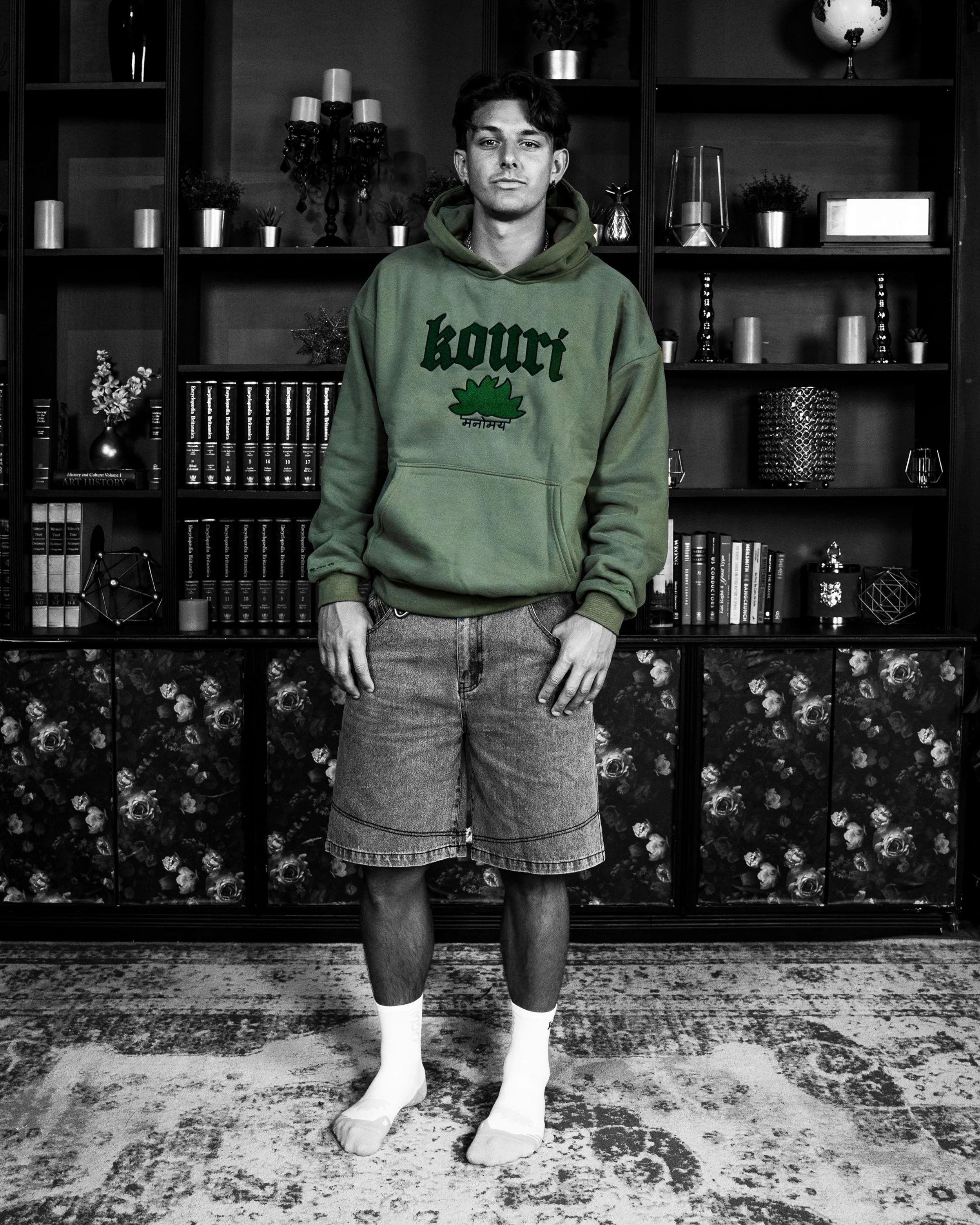 KOURI capsule 02 staple hoodie - 'saige' — KOURI